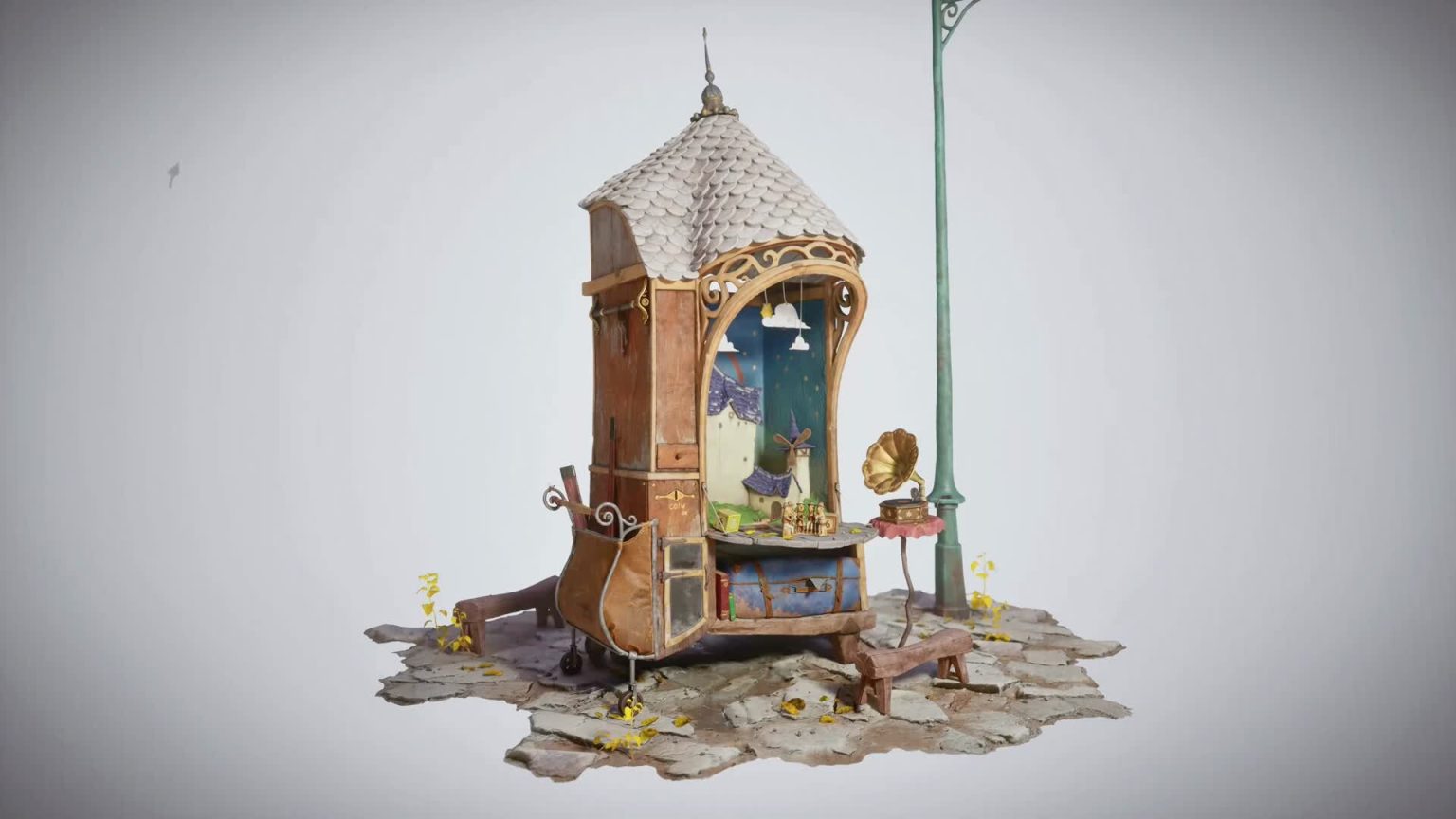 3A级游戏动漫场景资产制作 · 课程展示