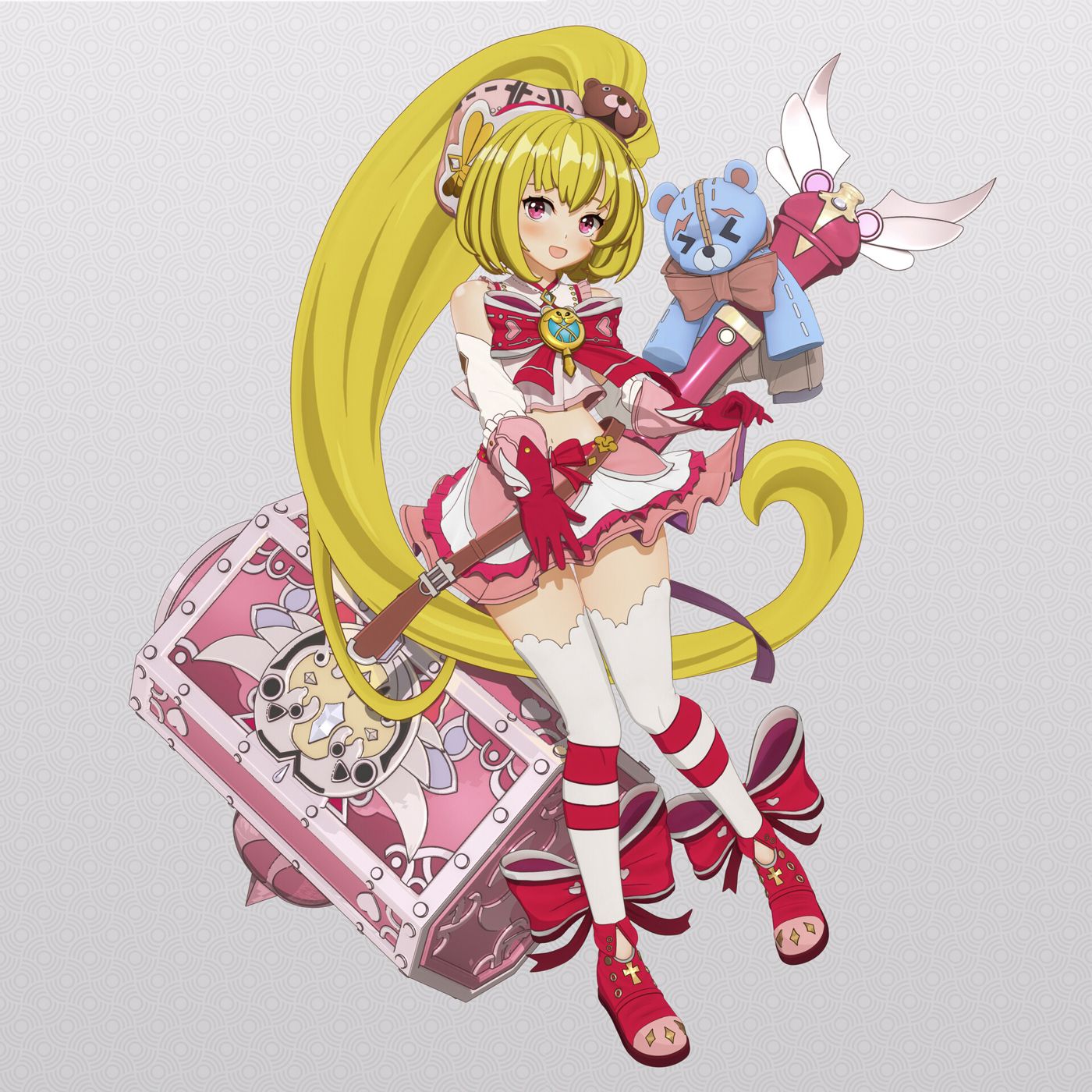 锤子女孩上色成品